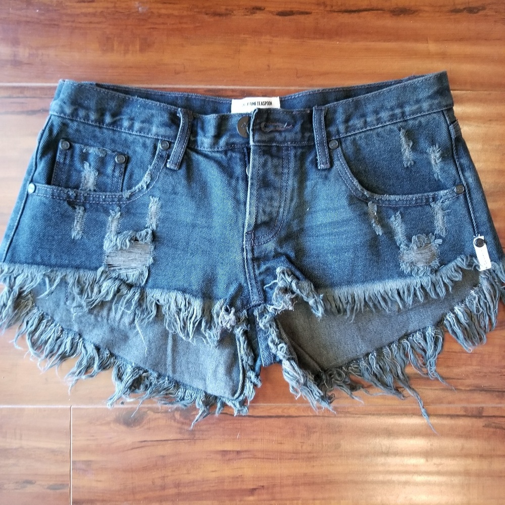 One X Teaspoon Distressed Shorts 28